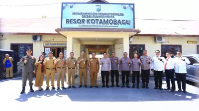 Arsipan Nani Silaturahmi dengan Forkopimda Kotamobagu