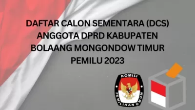 Daftar Calon Sementara (DCS) anggota DPRD Kabupaten Bolaang Mongondow Timur untuk Pemilu 2024