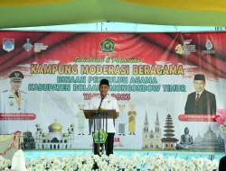 Peluncuran Kampung Moderasi Beragama: Bupati Boltim Mendorong Kesatuan dan Kerukunan Beragama