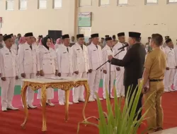 Strategi Pembangunan Desa: Pesan Bupati Depri Pontoh untuk 32 Kepala Desa Baru