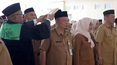 Transformasi Birokrasi Pemerintahan Bolmut - Pelantikan Pejabat Baru Menuju Indonesia Emas 2025
