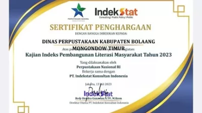 Prestasi Akreditasi Perpustakaan Nasional: Dinas Perpustakaan Boltim Siap Melayani Masyarakat