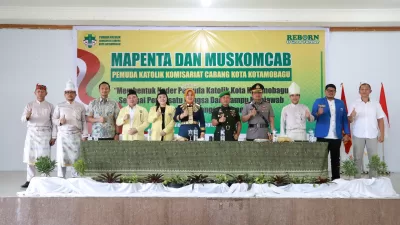 Tatong Bara Membuka Kegiatan Mapenta dan Muskomcab Pemuda Katolik Kotamobagu