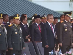 PJ. Wali Kota Kotamobagu Dr. Drs. Hi. Asripan Nani, M.Si., Menghadiri Upacara Peringatan HUT TNI ke-78