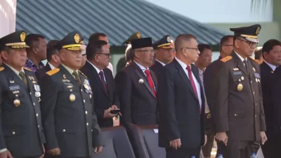 Asripan Nani Menghadiri Upacara Peringatan HUT ke-78 TNI