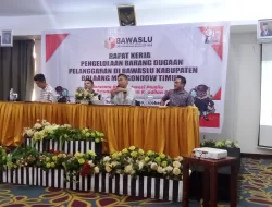 Bawaslu Boltim Gelar Raker Pengelolaan Barang Dugaan Pelanggaran