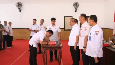 Pj. Wali Kota Kotamobagu Pimpin Langkah Awal Menuju Pemerintahan Berkualitas: Penandatanganan Pakta Integritas OPD