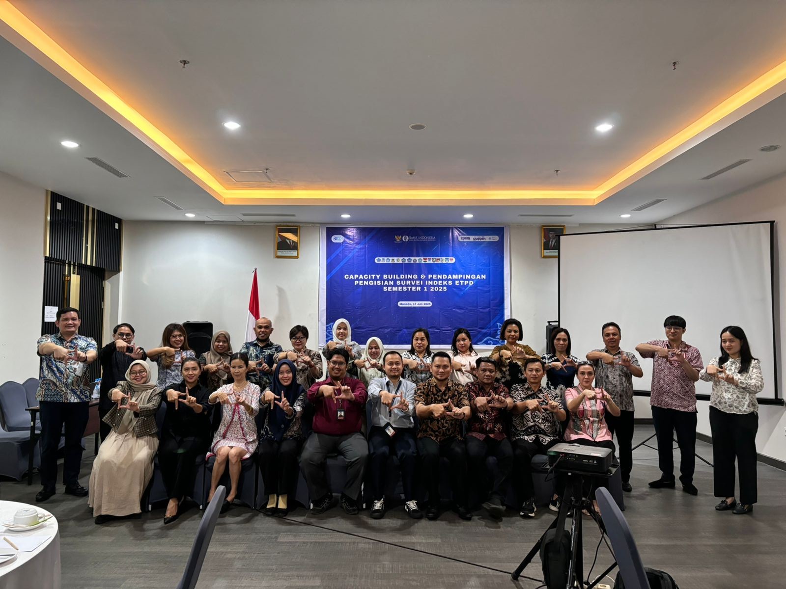 Pemkab Bolmong Ikuti Capacity Building untuk Sukseskan Survei Indeks ETPD