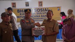 Bhakti Sosial Kapolda Sulut Bantu Korban Banjir di Bolmong
