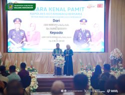 Kenal Pamit Kapolres Kotamobagu Dihadiri Bupati Bolmong