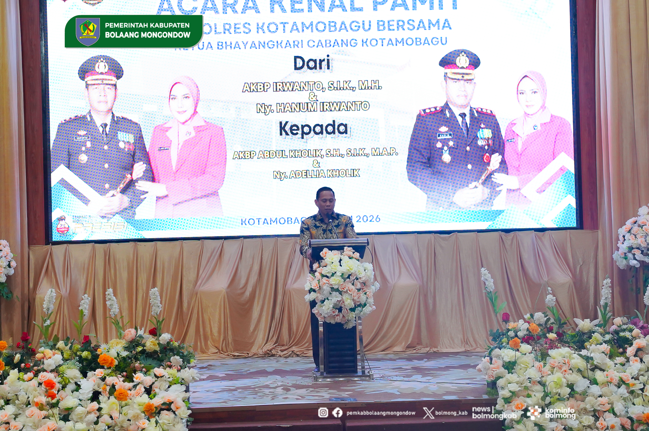 Kenal Pamit Kapolres Kotamobagu Dihadiri Bupati Bolmong 4 G DSC08911