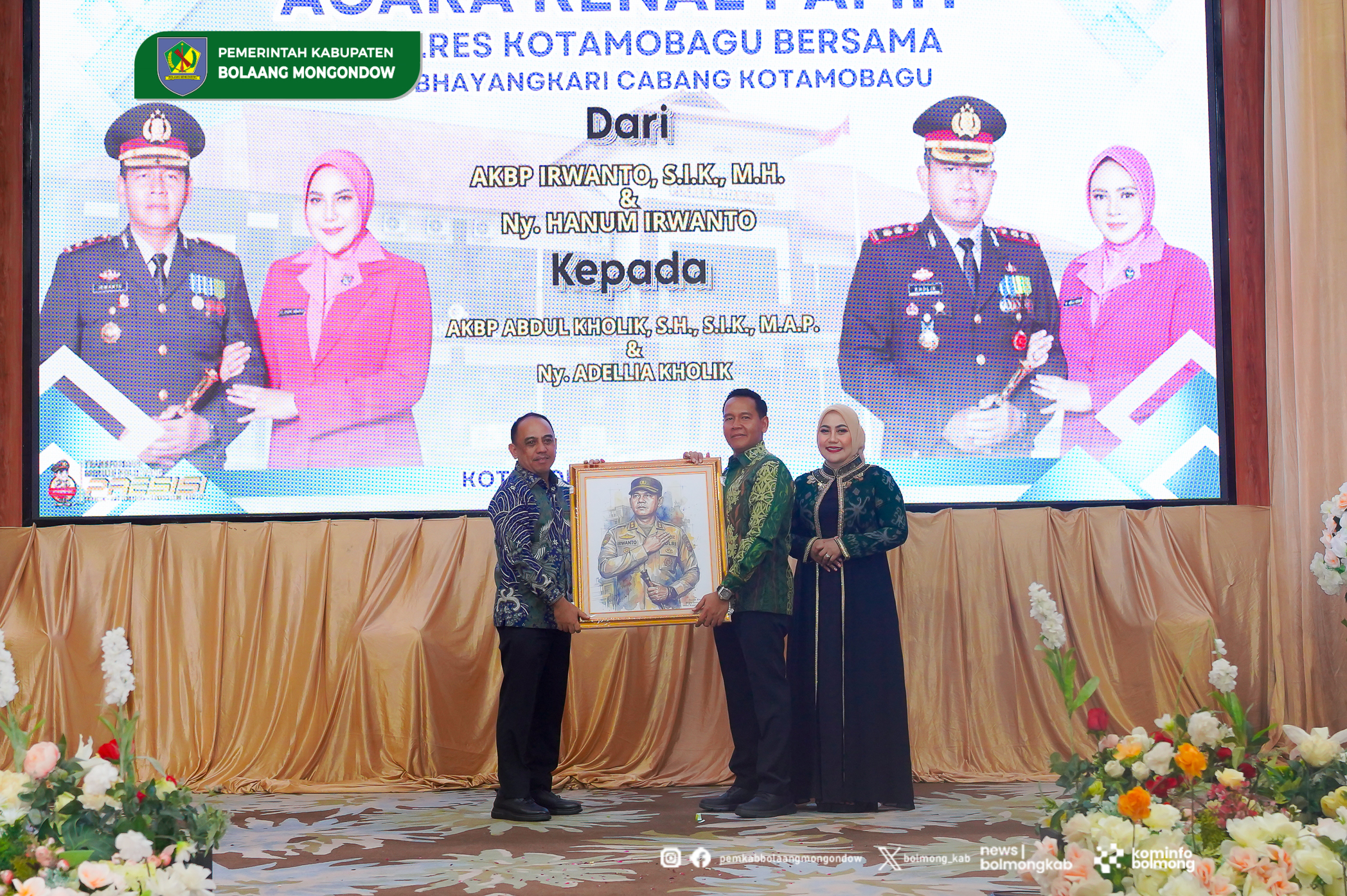 Kenal Pamit Kapolres Kotamobagu Dihadiri Bupati Bolmong 6 G DSC08972