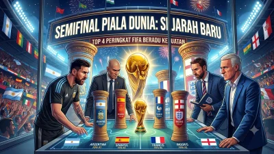 Semifinal Piala Dunia: 4 Tim Teratas FIFA Cetak Sejarah